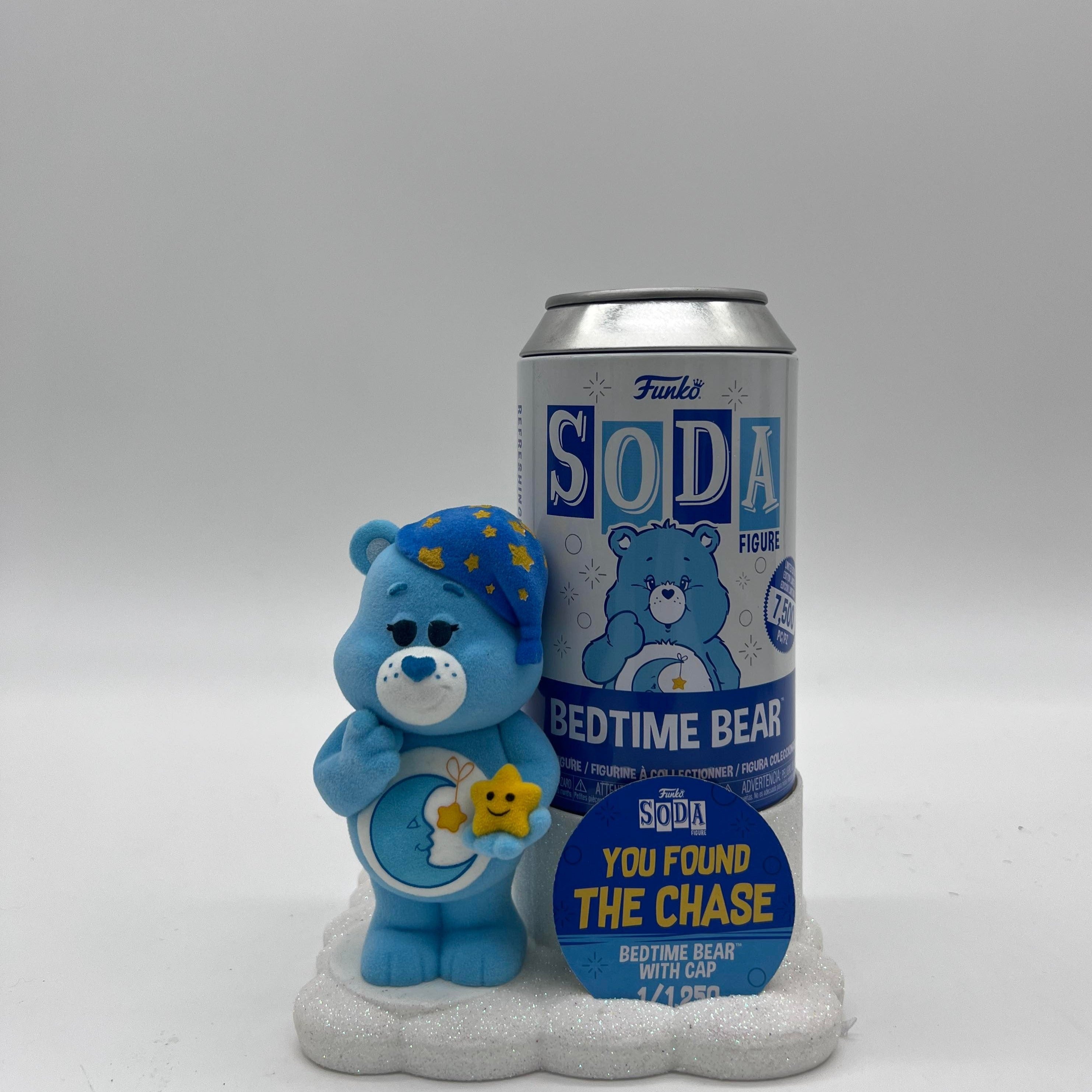 Bedtime Bear FLOCKED CHASE – The Soda Coaster®