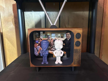 Soda Coaster® Old School TV - Hand Painted