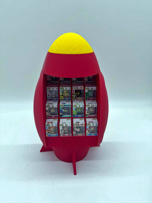 Soda Coaster® Itsy Bitsy Toy Story Rocket Ship Inspired Display for Funko® Bitty Pops Set (14 of 16 INCOMPLETE SET)