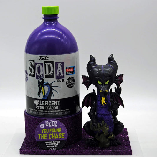 Soda Coaster® Single XL Purple Glitter