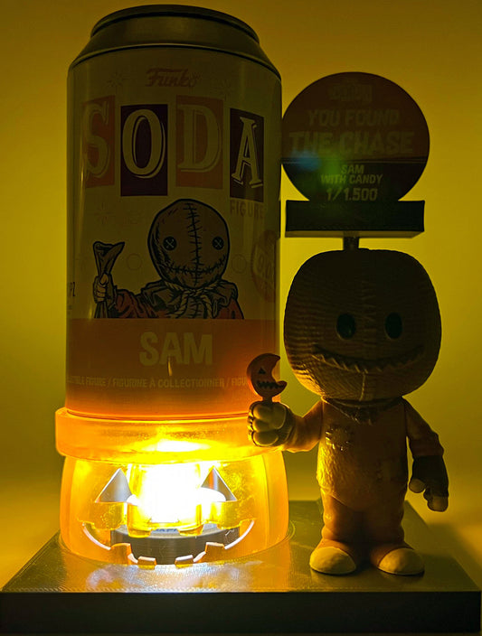 Soda Coaster® Single Pumpkin Light Up